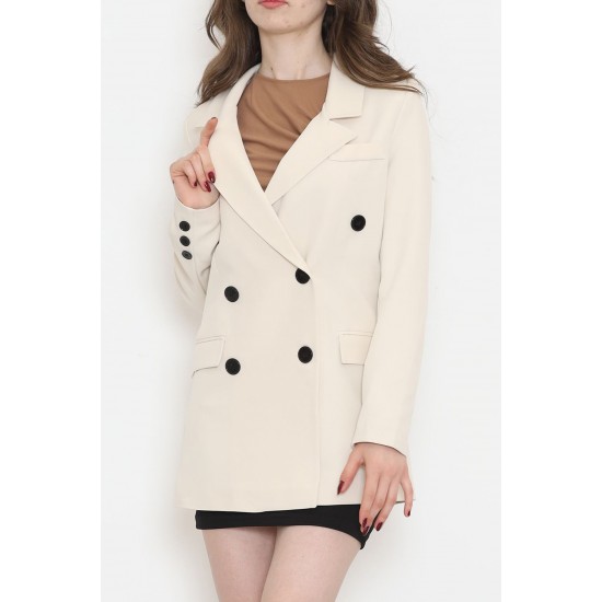 Blazer Ceket Bej - 80027.683.