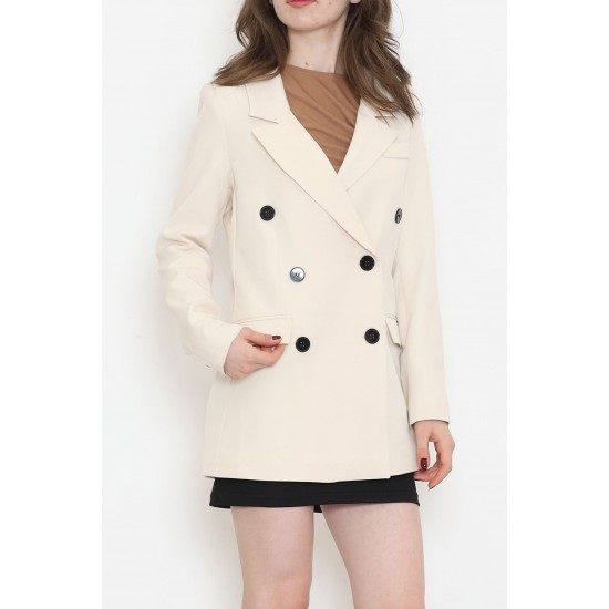 Blazer Ceket Bej - 80027.683.