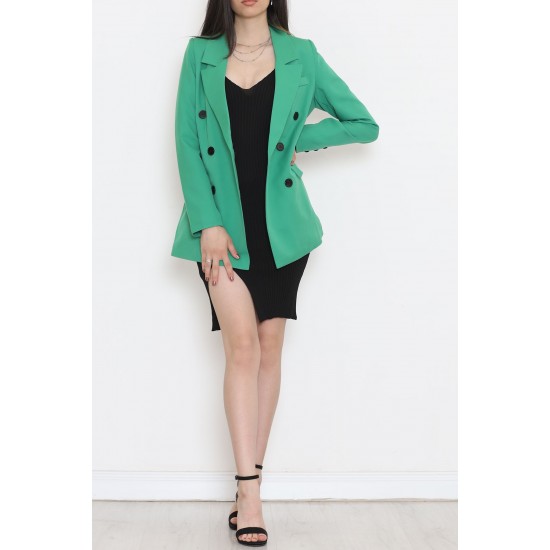 Blazer Ceket Yeşil - 80027.683.