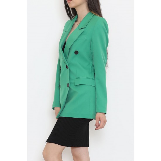 Blazer Ceket Yeşil - 80027.683.