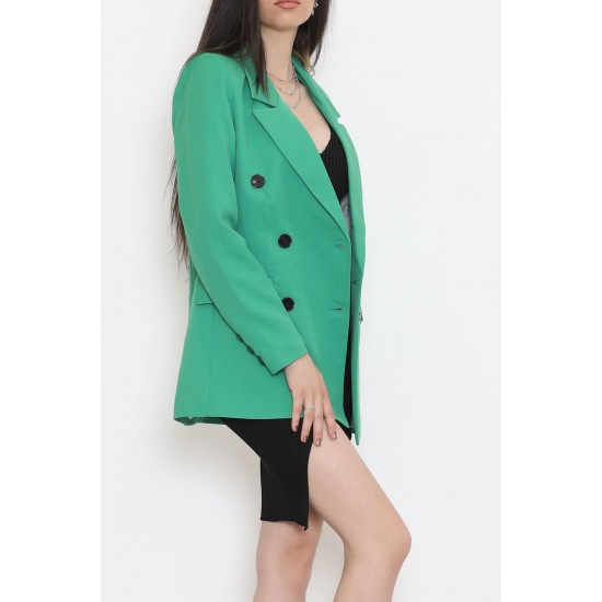 Blazer Ceket Yeşil - 80027.683.