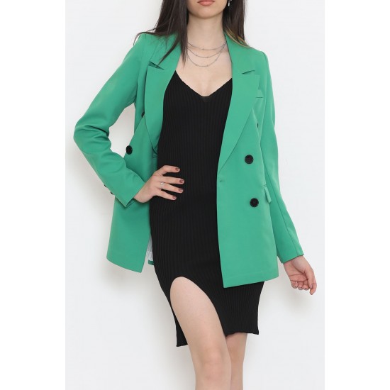 Blazer Ceket Yeşil - 80027.683.