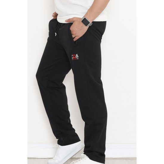 Baskılı Unisex Eşofman Altı Siyah - 9240.1820.