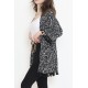 Desenli Kimono Siyahbeyaz - 2492.555.