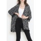 Desenli Kimono Siyahbeyaz - 2492.555.