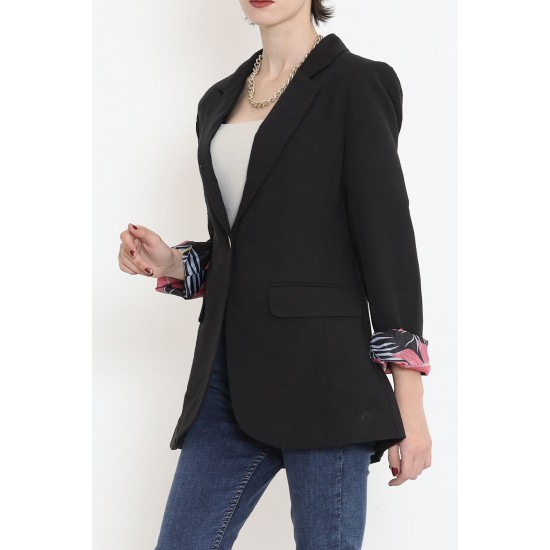 Keten Blazer Ceket Siyah - 2115.1322.