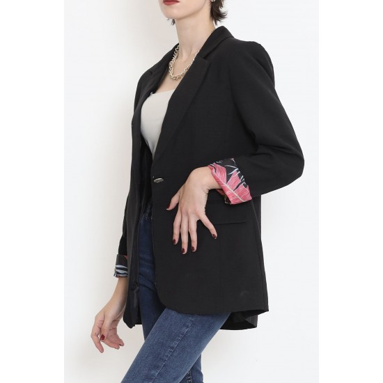 Keten Blazer Ceket Siyah - 2115.1322.