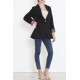 Keten Blazer Ceket Siyah - 2115.1322.