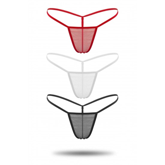 Tül Tanga 3'lü Külot Set - 1163.1364.