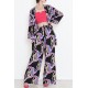 Kimono Takım Siyahfuşya - 10553.1095.