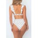 Puantiyeli Bikini Takım Beyaz - 10060.1834.