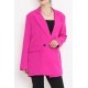 Blazer Ceket Fuşya - 16612.1811.