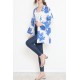 Desenli Kimono Saks - 17725.1247.