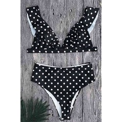 Puantiyeli Bikini Takım Siyah - 10060.1834.