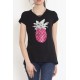 Ananas Pullu Bluz Siyah - 17125.599.