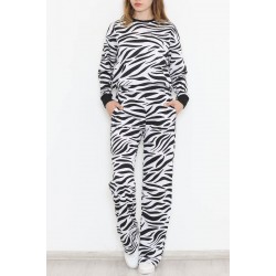 İki İplik Desenli Sweat Zebra - 12094.1567.