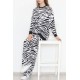 İki İplik Desenli Sweat Zebra - 12094.1567.