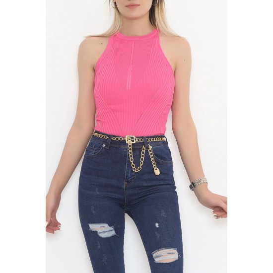 Halter Yaka Triko Atlet Pembe - 933.1019.