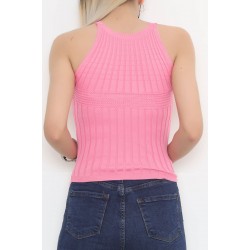 Halter Yaka Fitilli Atlet Pembe - 943.1019.