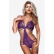 Dantel Fantazi Babydoll Mor - 3037.1364.