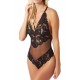 Dantel Detaylı İpli Bodysuit Siyah - 3051.1364.