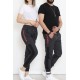 Baskılı Unisex Eşofman Altı Füme - 18539.1820.