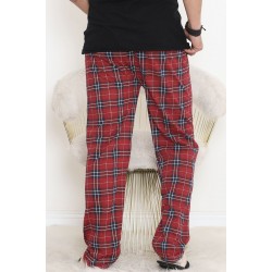 Erkek Pijama Altı Bordo - 18529.1838.