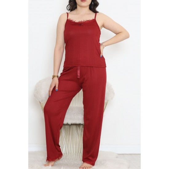 Battal Pegasus Set Pijama Takımı Bordo - 670.1287.