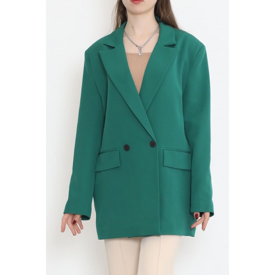 Blazer Ceket Yeşil - 16612.1811.