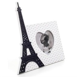BUFFER® Decotown Dekoratif Eyfel Paris Desenli Ahşap Resim Fotoğraf Çerçevesi Standı