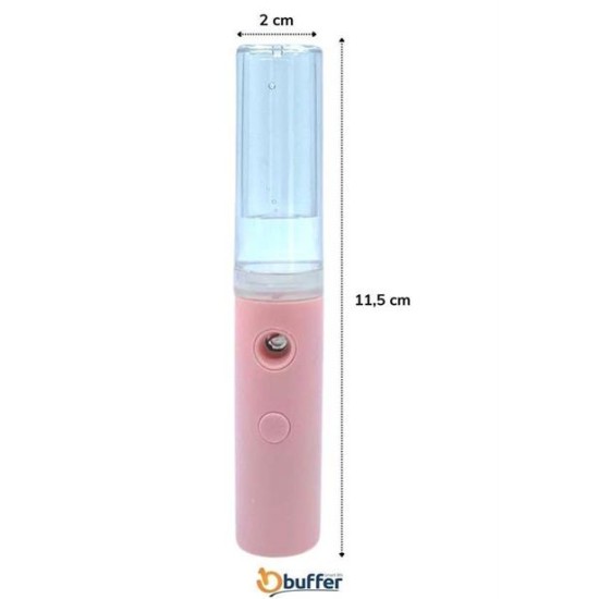 BUFFER®  El Tipi Taşınabilir Hava Nemlendirici Sprey USB  Kablolu Mini Buhar Püskürtücü Yüz Spreyi