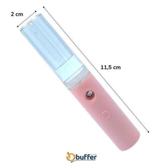 BUFFER®  El Tipi Taşınabilir Hava Nemlendirici Sprey USB  Kablolu Mini Buhar Püskürtücü Yüz Spreyi