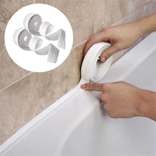 BUFFER® Su Sızdırmaz  Banyo Mutfak Lavabo Küvet İzolasyon Şerit Bant
