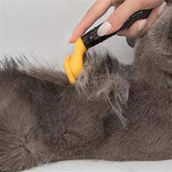 BUFFER® 7 cm Kedi Köpek Tarağı Fırçası Tüy Alıcı Toplayıcı Tarak Fırça