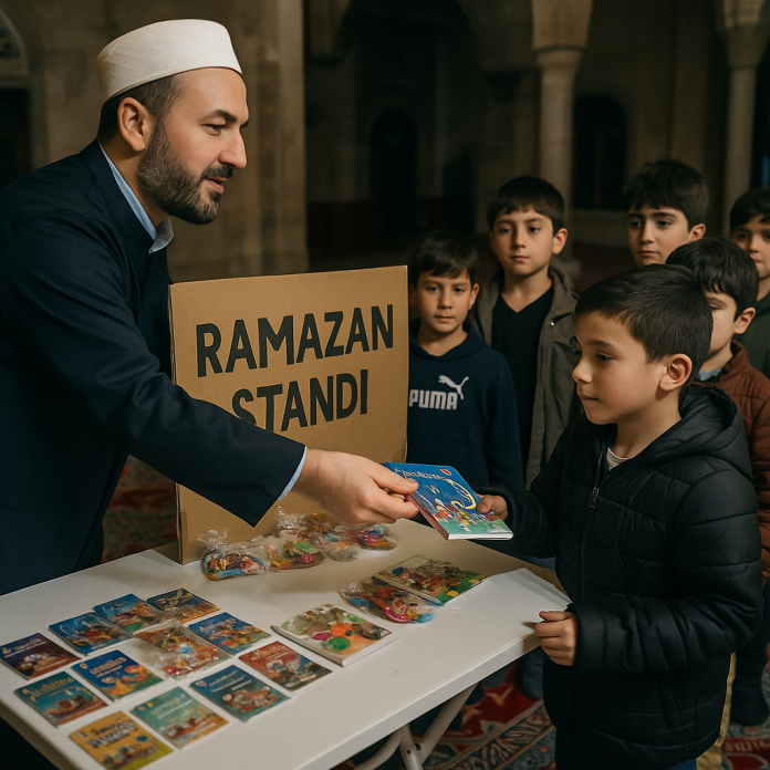 Van’da imamdan teravih sürprizi: Çocuklara ‘Ramazan standı’