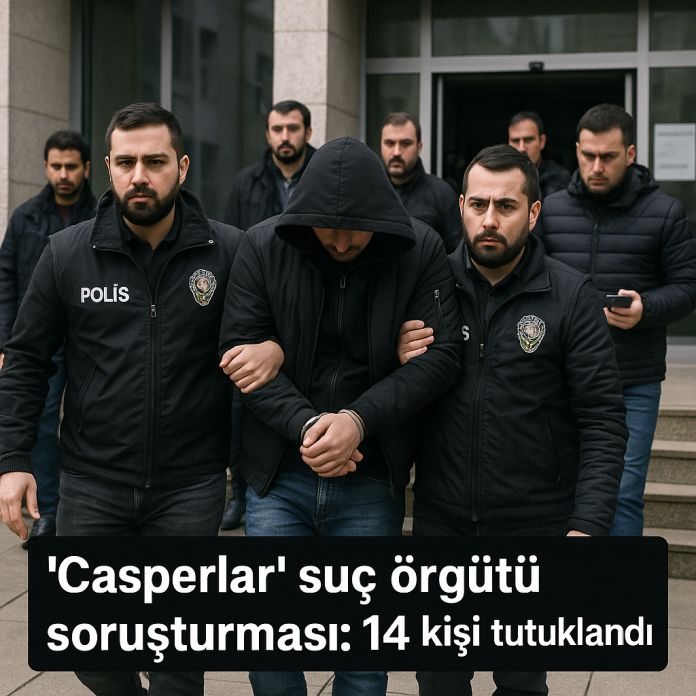 ‘Casperlar’ suç örgütü soruşturması: 14 kişi tutuklandı